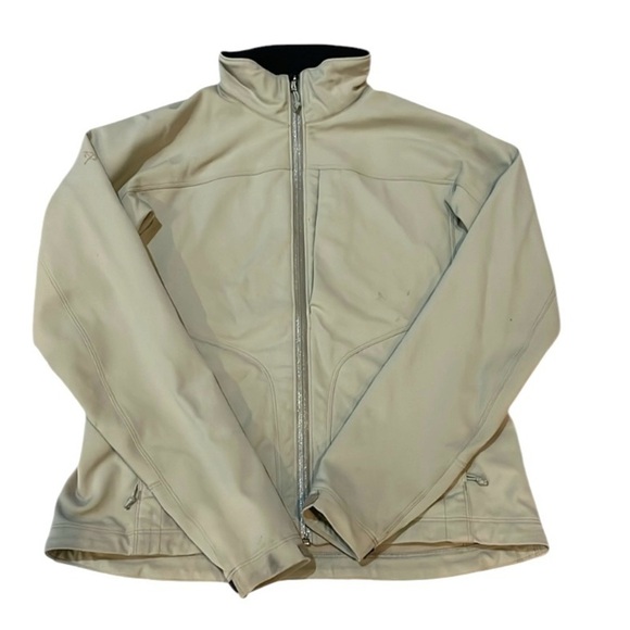 Arc’teryx utility jacket Taupe Soft shell Womens S Outdoors Zippered pockets - Picture 15 of 16